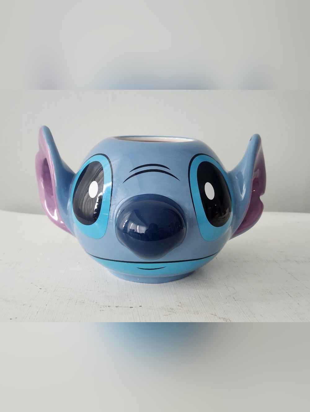Disney Stitch Head Sculpted Ceramic Mug Bioworld 22 oz  NEW WITH TAGS
